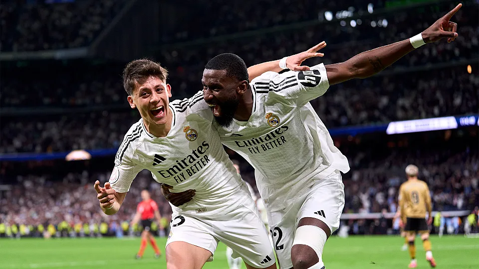 Real Madrid Antonio Rudiger Copa del Rey