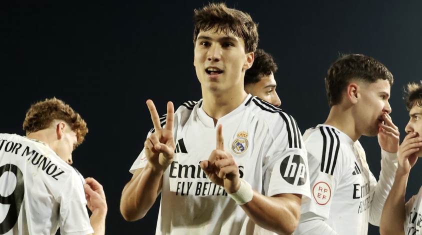 Gonzalo celebrando
